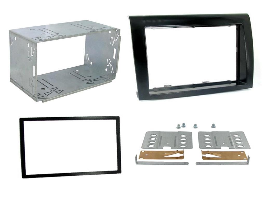 SONY DAB+ Apple | Android Double Din Stereo Fitting Kit + Steering Wheel Stalk Controls to fit Fiat Bravo 2007-14
