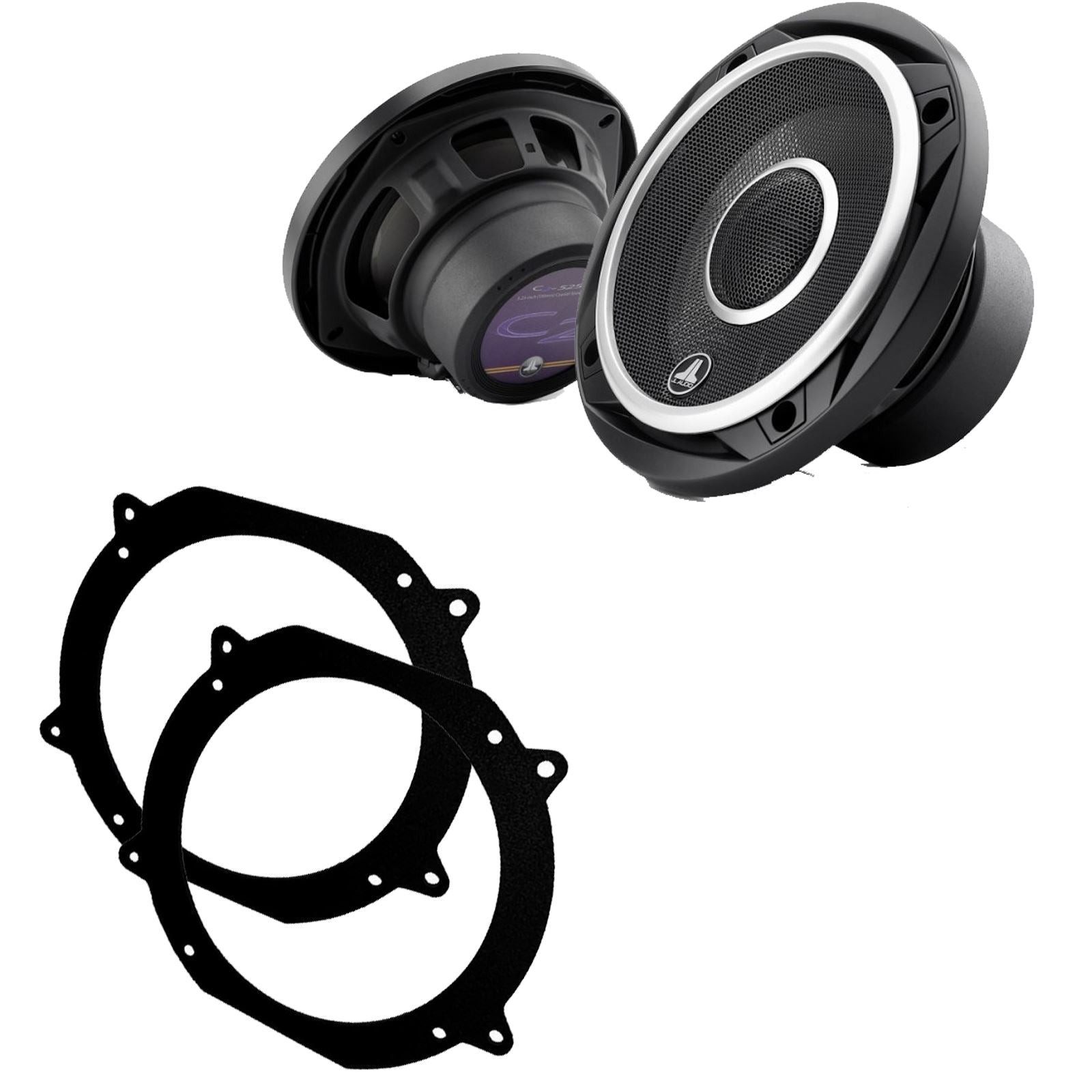 JL Audio C2-525X 2-Way 130mm/13cm/5.25" Coaxial Speakers (Per Pair 450 Watts) Fits Volvo 740 1984-92 | 760 82-90 | 940 90-98 | 960 90-96