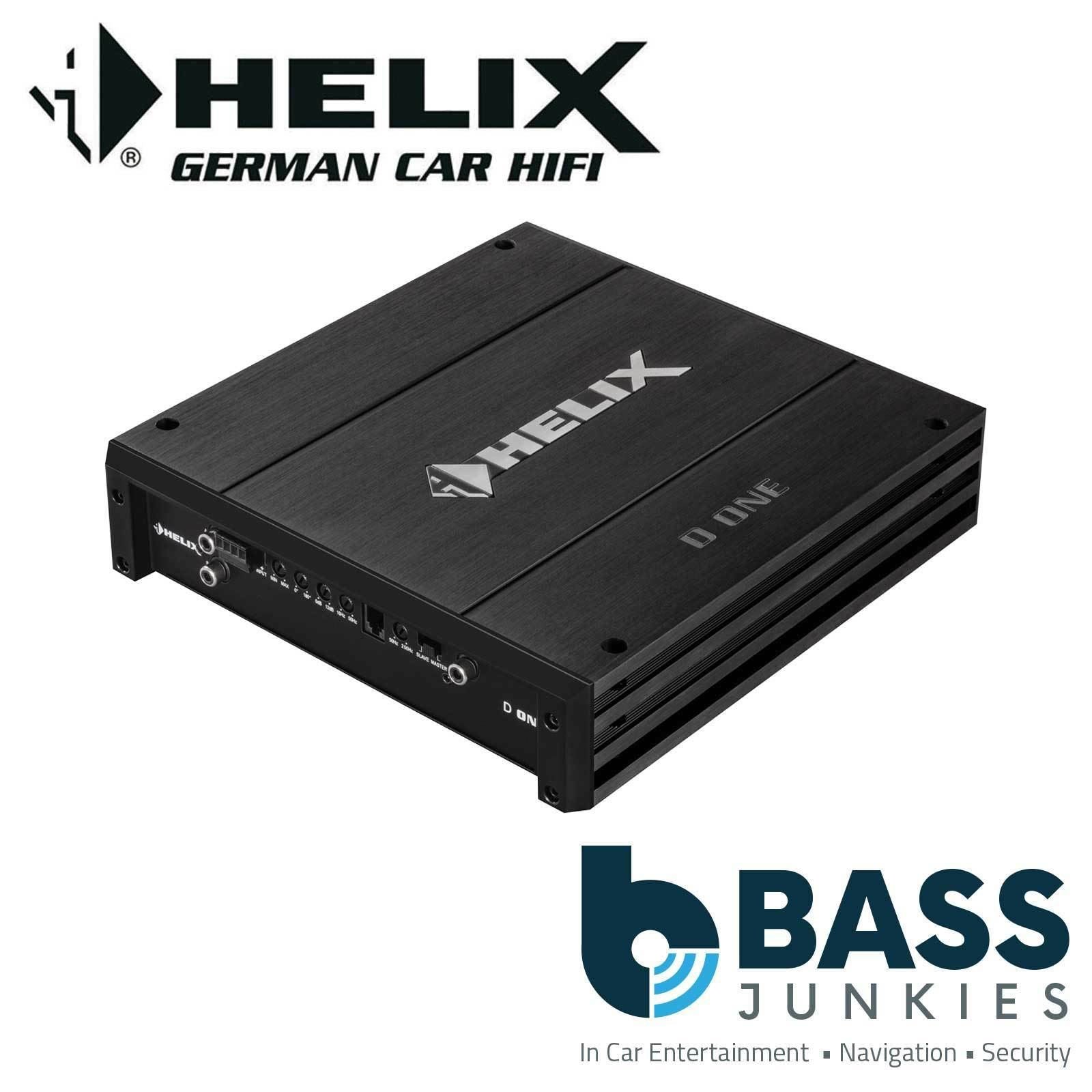 HELIX D ONE - Monoblock 1000 Watts Peak Power Car Amp Amplifier With Integrated Active Crossover