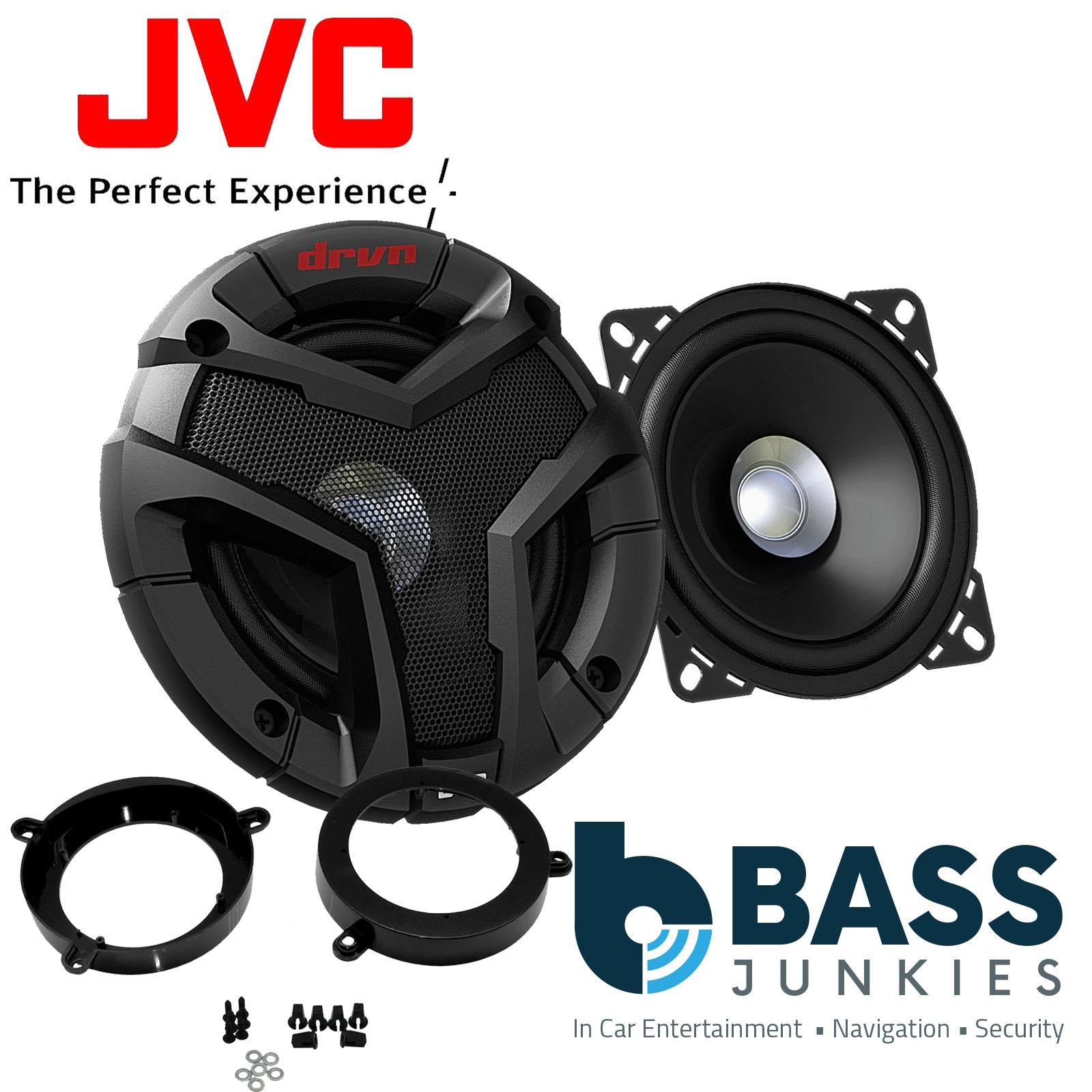 JVC CS-V418 4" 10cm Dual Cone 360 Watts Car Van Door Coaxial Speakers Pair Fits