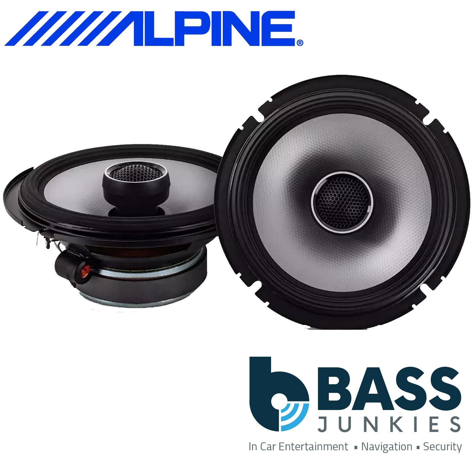Alpine S2-S65 - 480 Watts a Pair 2 Way 6.5" 17cm Coaxial Car Van Door Speakers