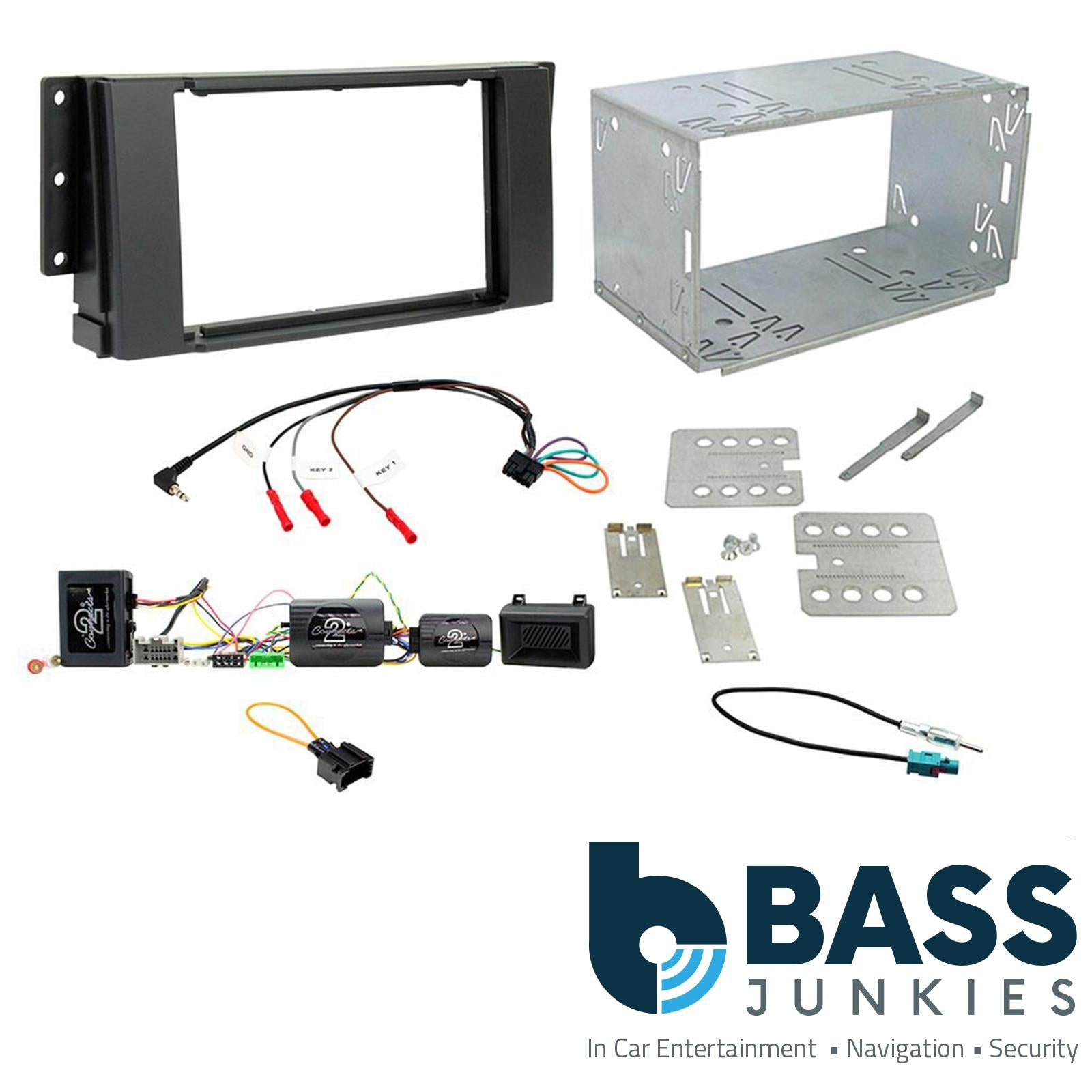 Connects2 CTKLR07 - Land Rover Freelander 2006-2014 Double Din Fascia Installation Kit