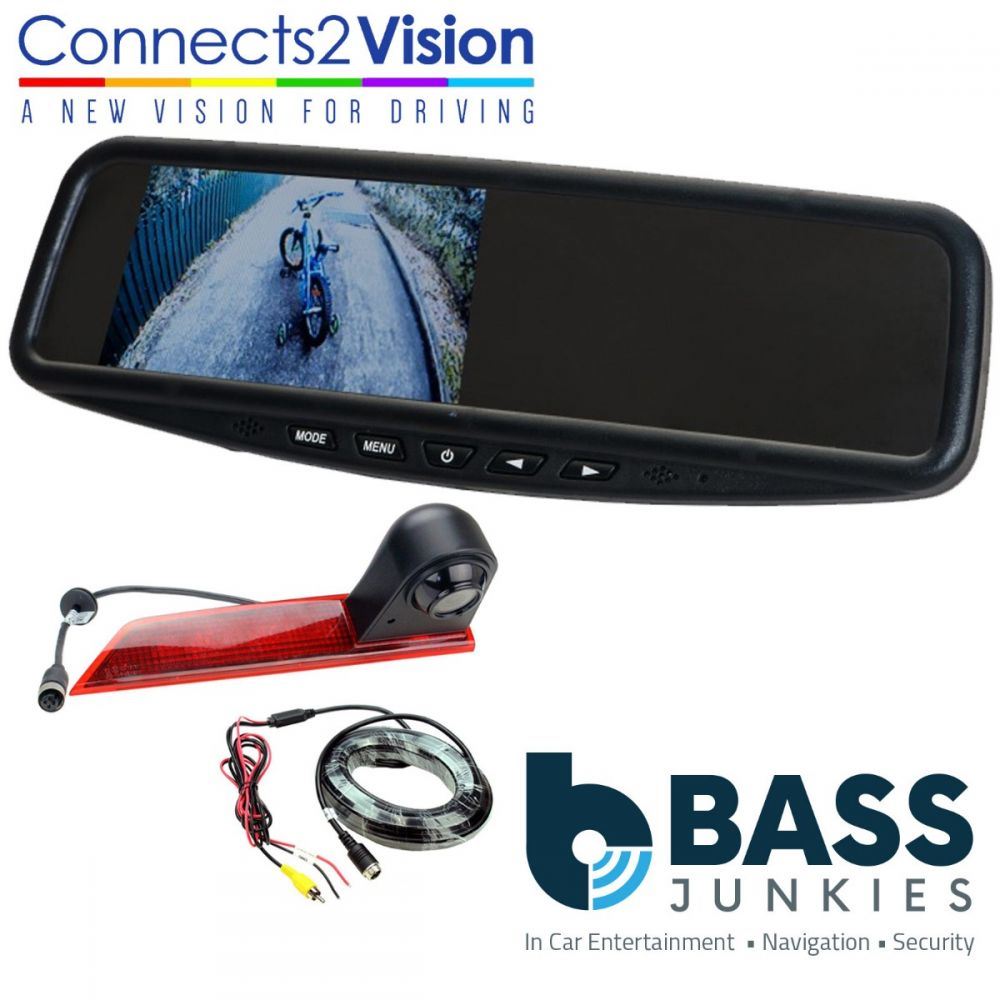 Connects2 CAM-FD10 Ford Transit Custom 2016 On Brake Light Reversing Camera & 4.3" Mirror Screen