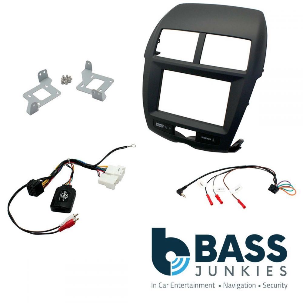 Connects2 CTKMT02 - Mitsubishi ASX 2010-2014 Car Double Din Fascia Fitting Kit