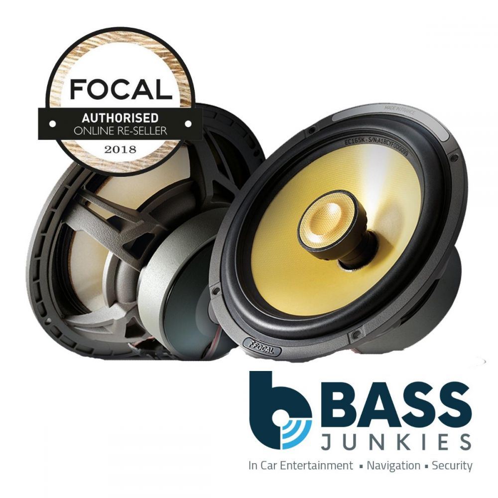 Focal EC165K - ELITE New K2 Power, 165mm 6.5" 2 Way Coaxial Car Speakers, 80W (RMS)
