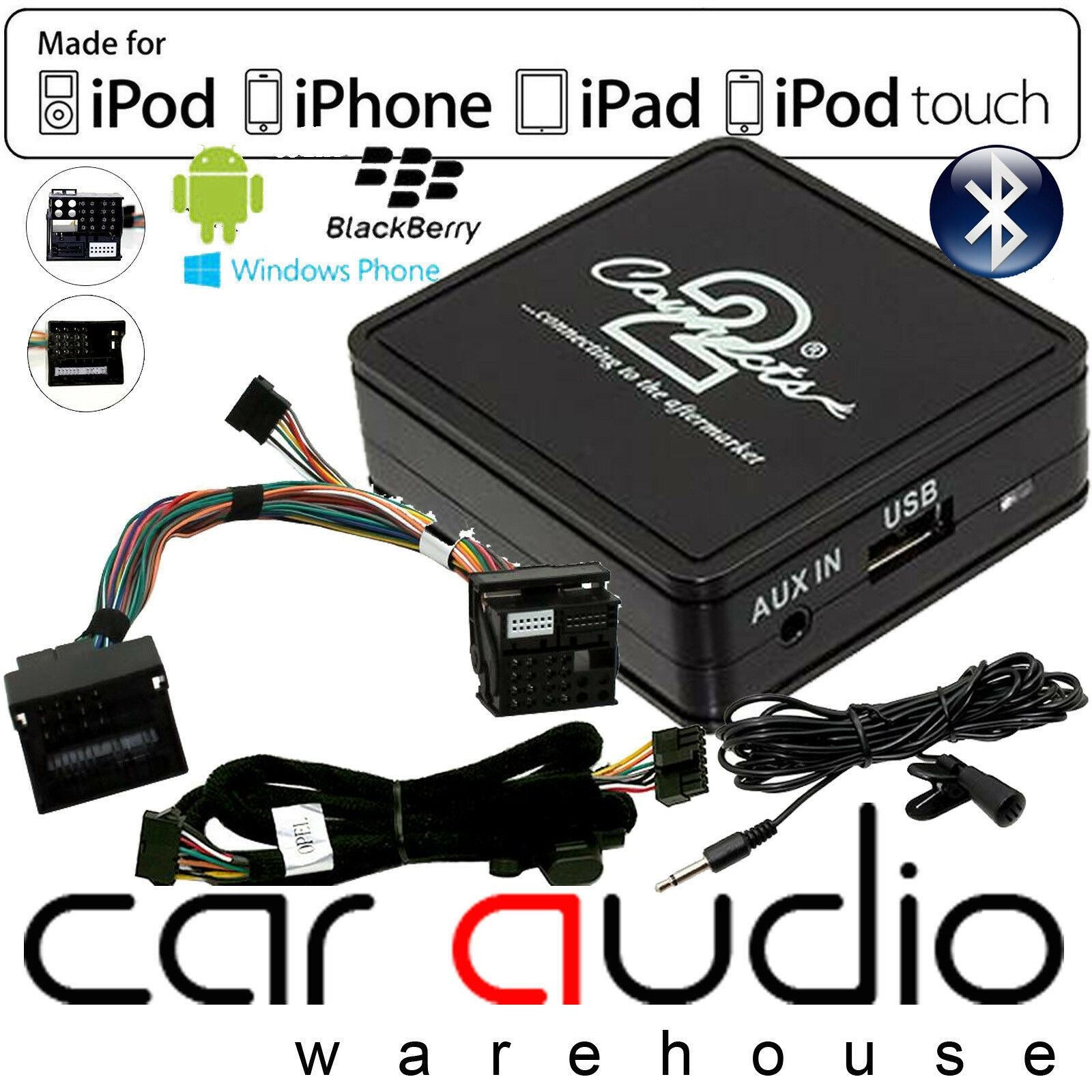 Connects2 CTAVXBT001 - Vauxhall Tigra B 2004-2009 Car Bluetooth Music Streaming & Handsfree Kit