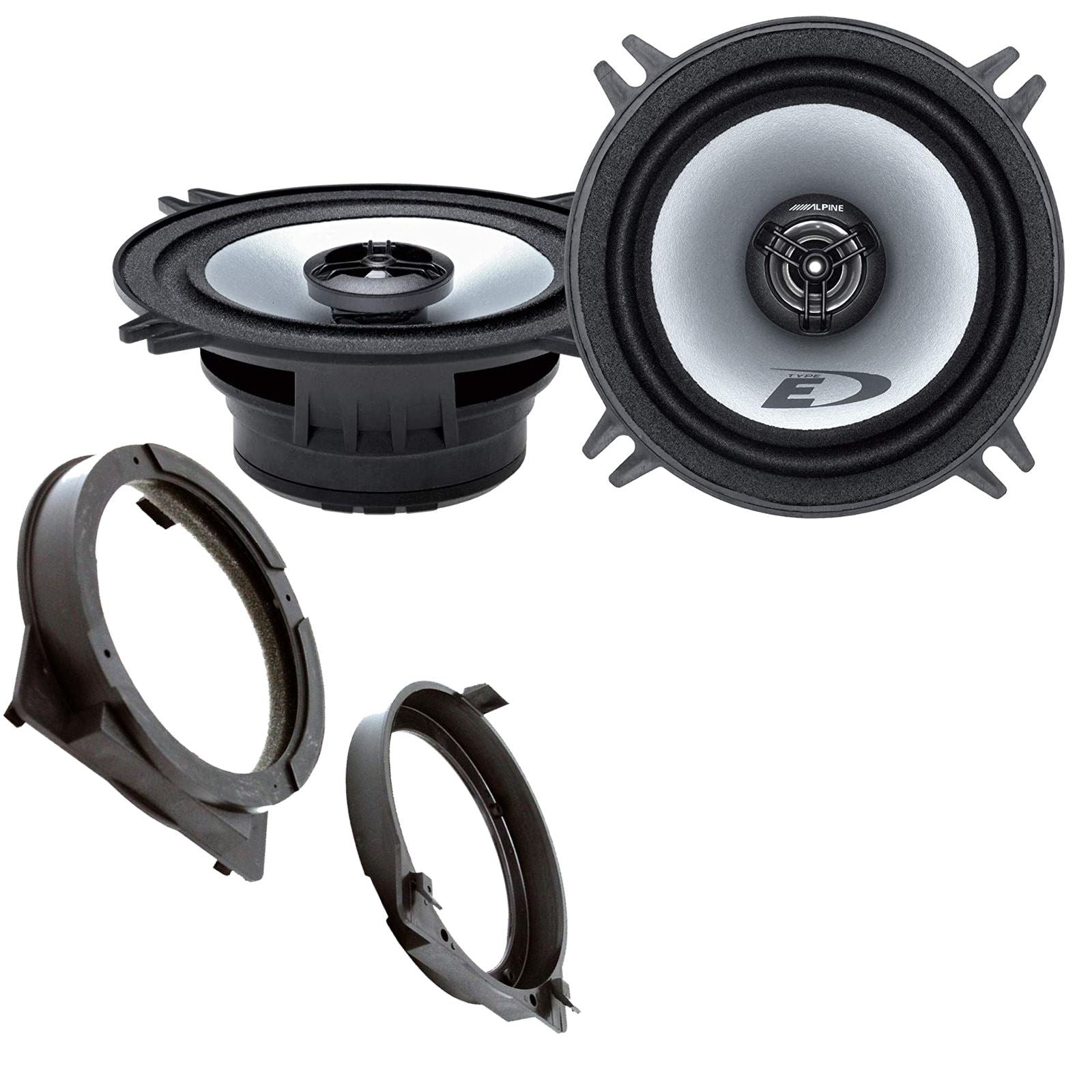Alpine SXE-1325S 2-Way 130mm/13cm/5.25" Coaxial Speakers (Per Pair 400 Watts) Fits Honda Jazz <-2008