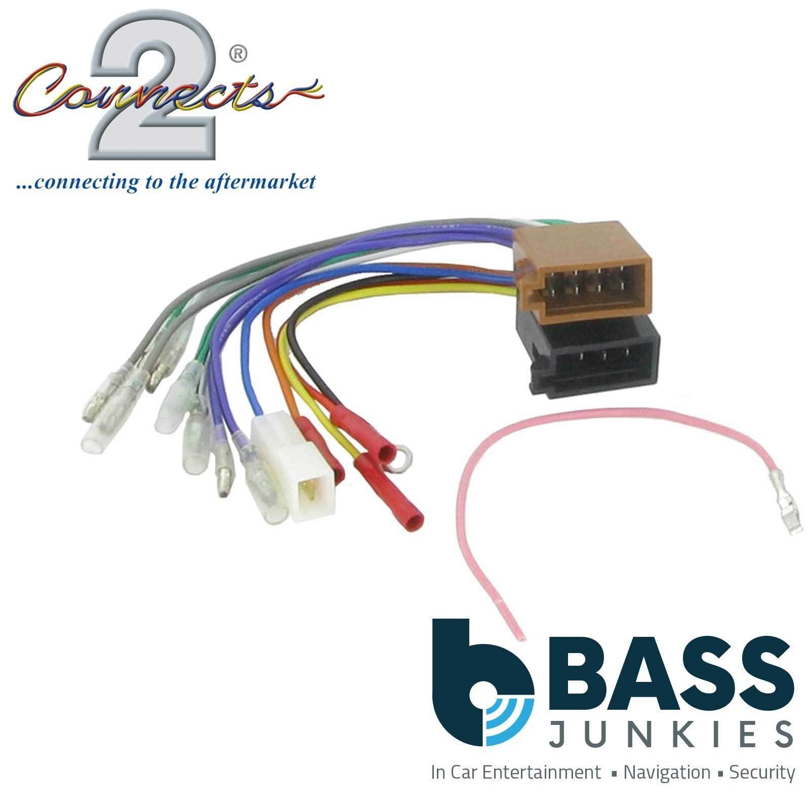 Connects2 CT20UV04 -Universal Female ISO To Asia Car Stereo Radio Harness Adaptor Wire Lead