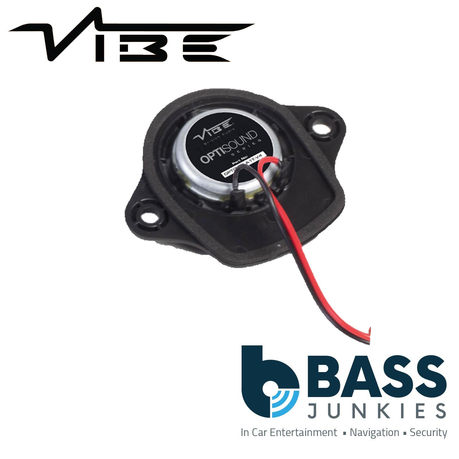 VIBE OPTITESLA4CTR-V4 1" Tweeter & 4" Midrange Car Audio Speaker 180W for Tesla