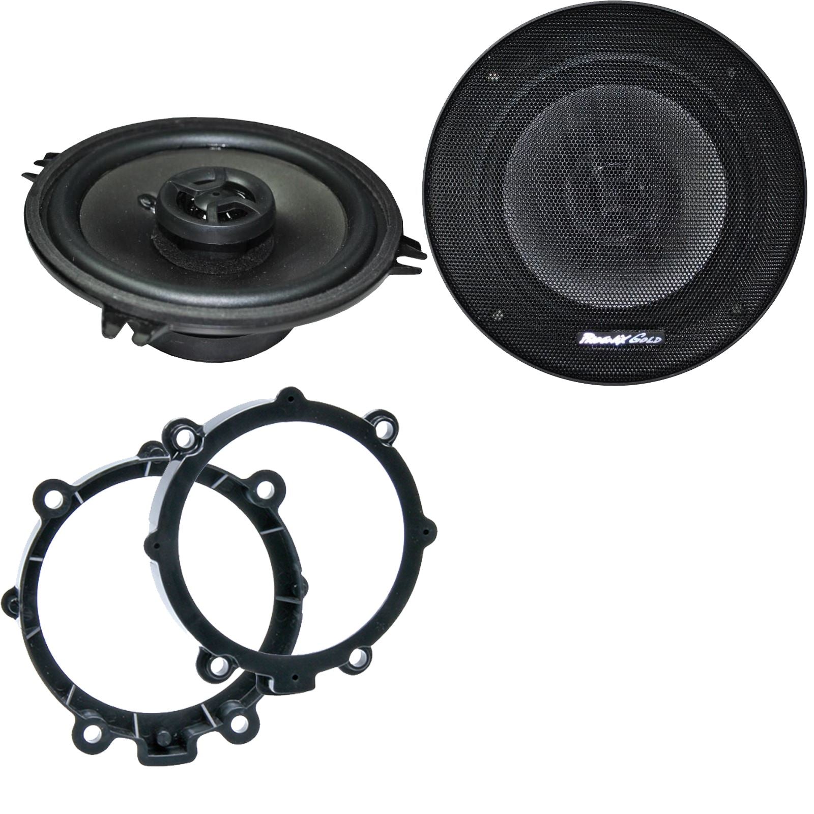 Phoenix Gold Z5CX 2-Way 130mm/13cm/5.25" Coaxial Speakers (Per Pair 280 Watts) Fits Mercedes Vito 2003-14 | Sprinter 06-18 | Viano 03-07