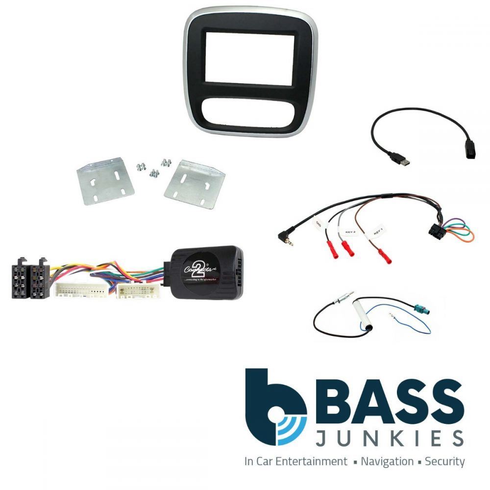 Connects2 CTKVX38 Vauxhall Vivaro 2016 Onwards Car Stereo Fascia Fitting Kit