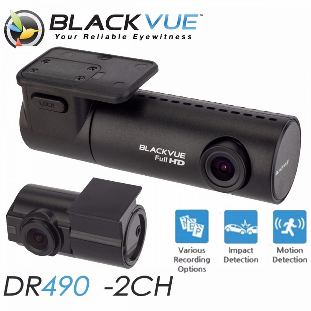 BLACKVUE DR430 2CH - 16GB - HD @ 30 fps, 1 Mega Pixel Sony Exmor CMOS Sensor Front & Rear Car Dash Cam