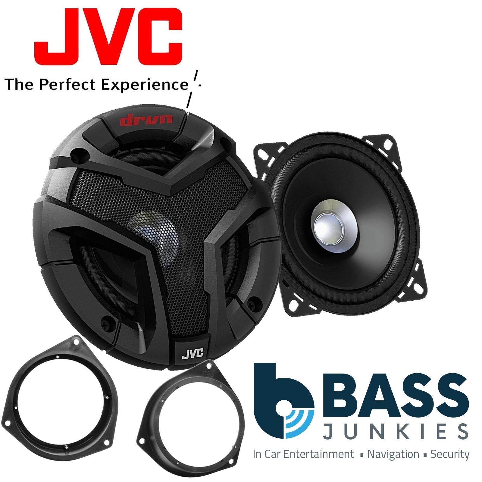 JVC CS-V418 4" 10cm Dual Cone 360 Watts Car Van Door Coaxial Speakers Pair Fits