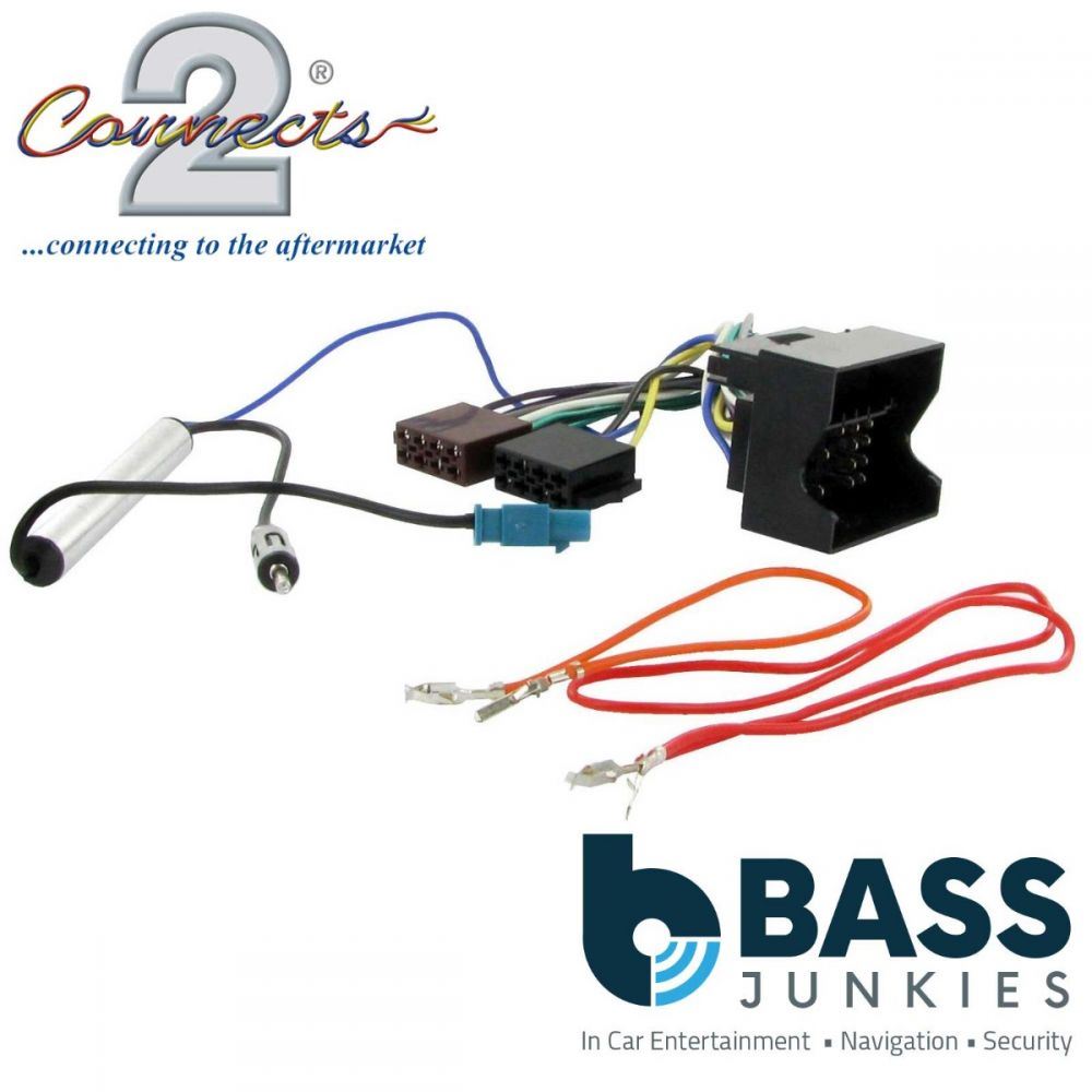 Connects2 CT20AU04 - Audi A2 A3 A4 A6 TT Car Stereo Radio Quadlock ISO Harness Adaptor