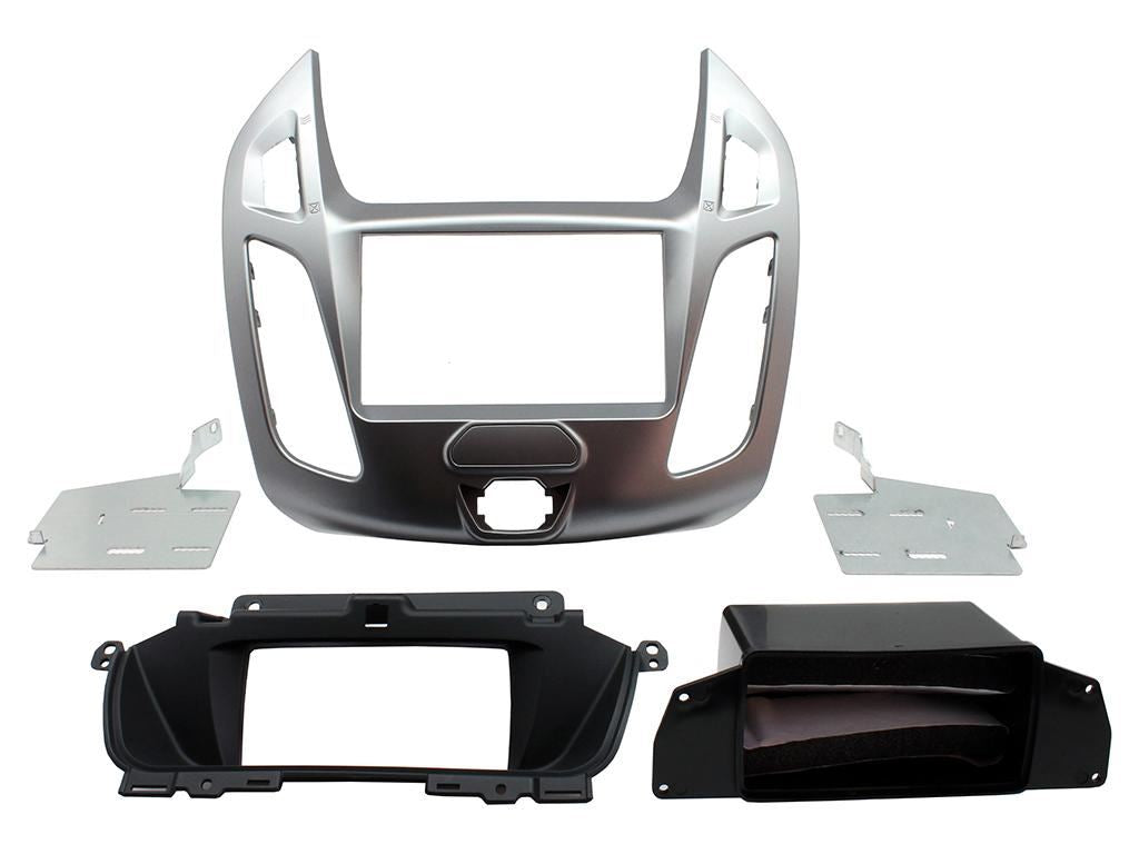 Grundig 6.8" Apple Android Double Din Stereo Fitting Kit + Steering Wheel Stalk Controls to fit Ford Transit-Connect 13-21