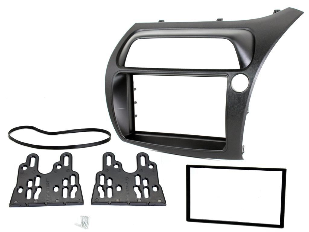 SONY DAB+ Apple | Android Double Din Stereo Fitting Kit + Steering Wheel Stalk Controls to fit Honda Civic 2006-11