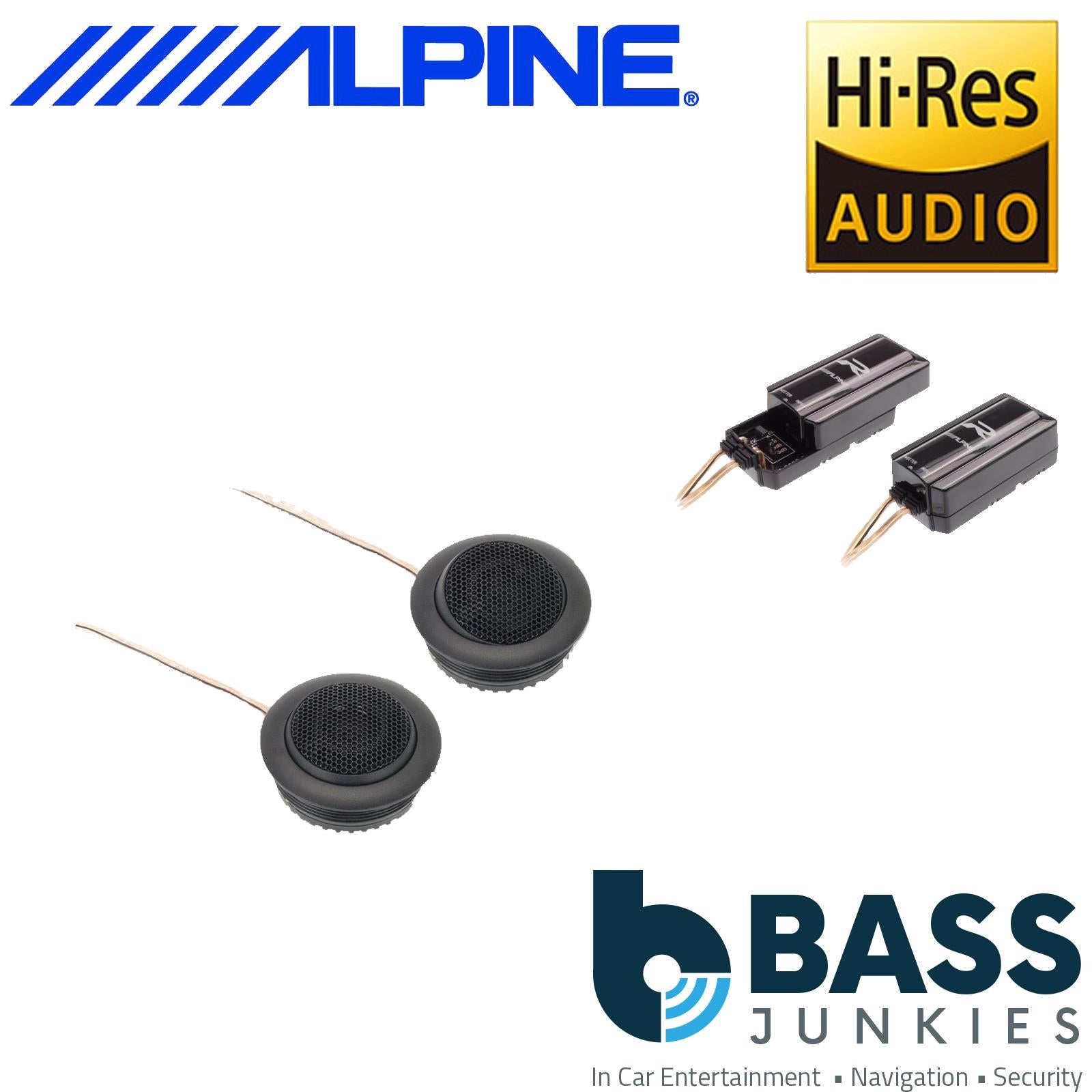 Alpine R-S69C.2 6"x9" 2-Way  600 Watts a Pair 6x9" Component Speakers Ideal Speakers for Rear Parcel Shelf or Car & Van Speakers