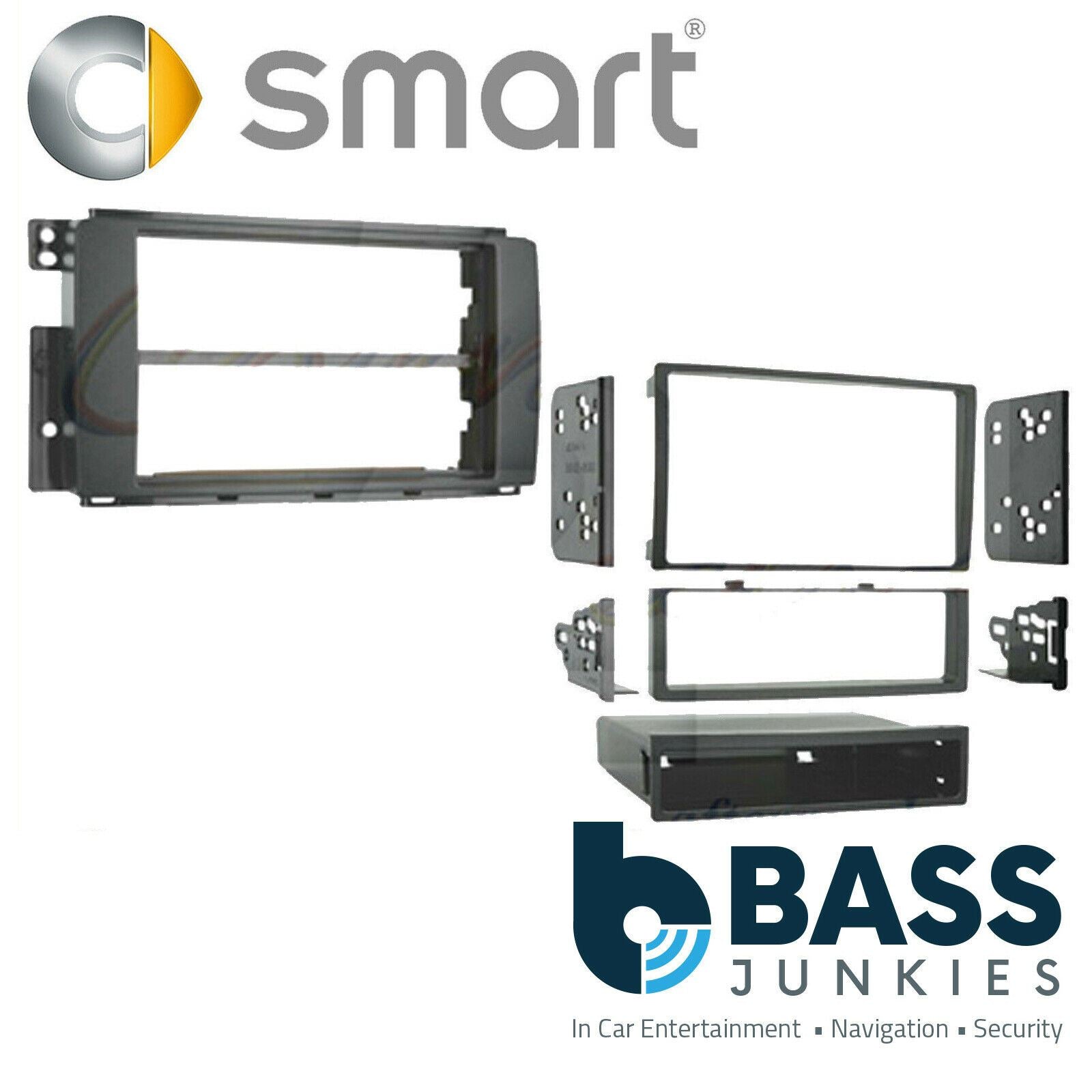 Connects2 CT24MM07 Smart ForTwo 2007 - 2010 Car Stereo Single Din Fascia Panel