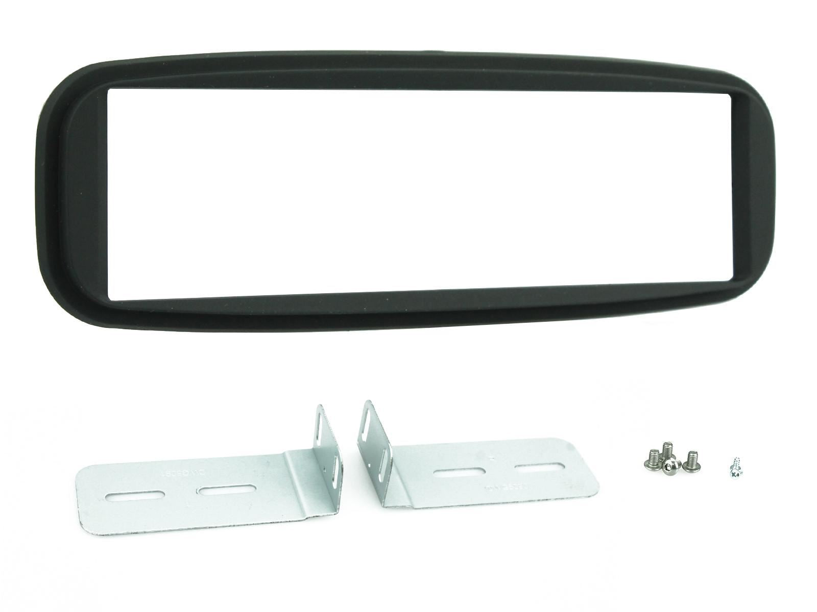 Single Din Stereo Fitting Kit + Steering Wheel Stalk Controls to fit Renault Clio 2013-17