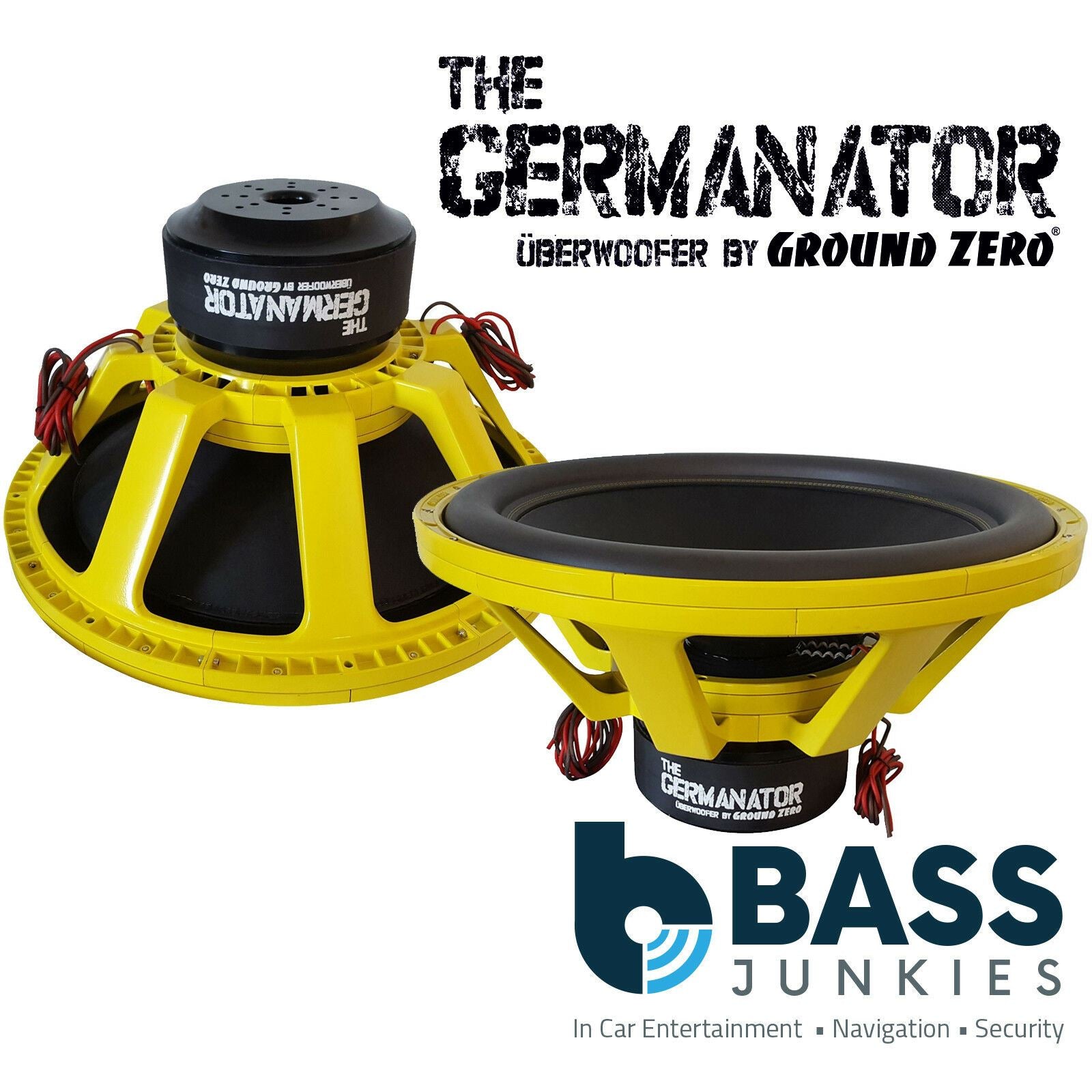Ground Zero THE GERMANATOR - 33" Inch 84cm 15000 Watts Competition Car Sub Subwoofer
