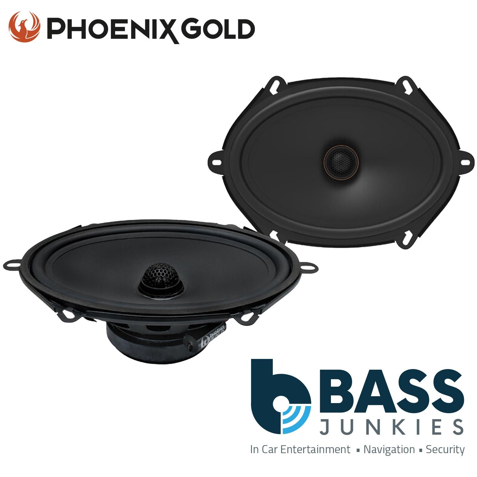 Phoenix Gold MX Series MX57CX 5x7" 150 Watts Coaxial Car Speakers