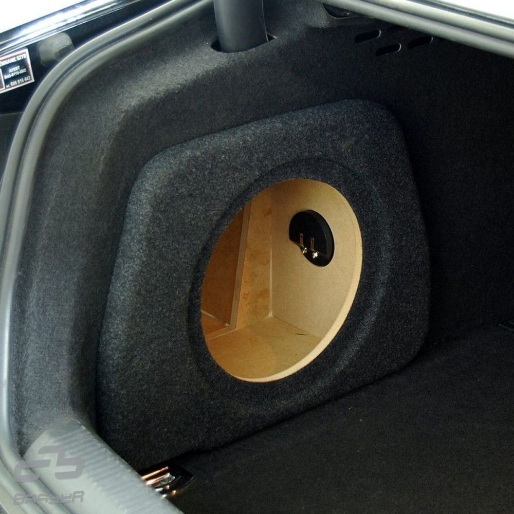 T1 Audio - Audi A4 Saloon B8 2008 On Left Arch Custom Fit 10" Car Sub Subwoofer Bass Box