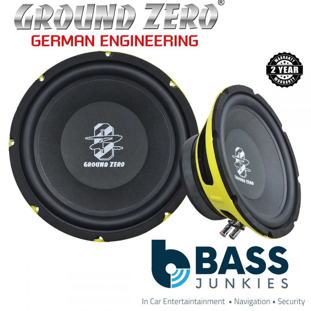 GroundZero GZCK 250XSPL - 10" 200 WRMS Kick Midwoofer Car Van Speaker (Single)