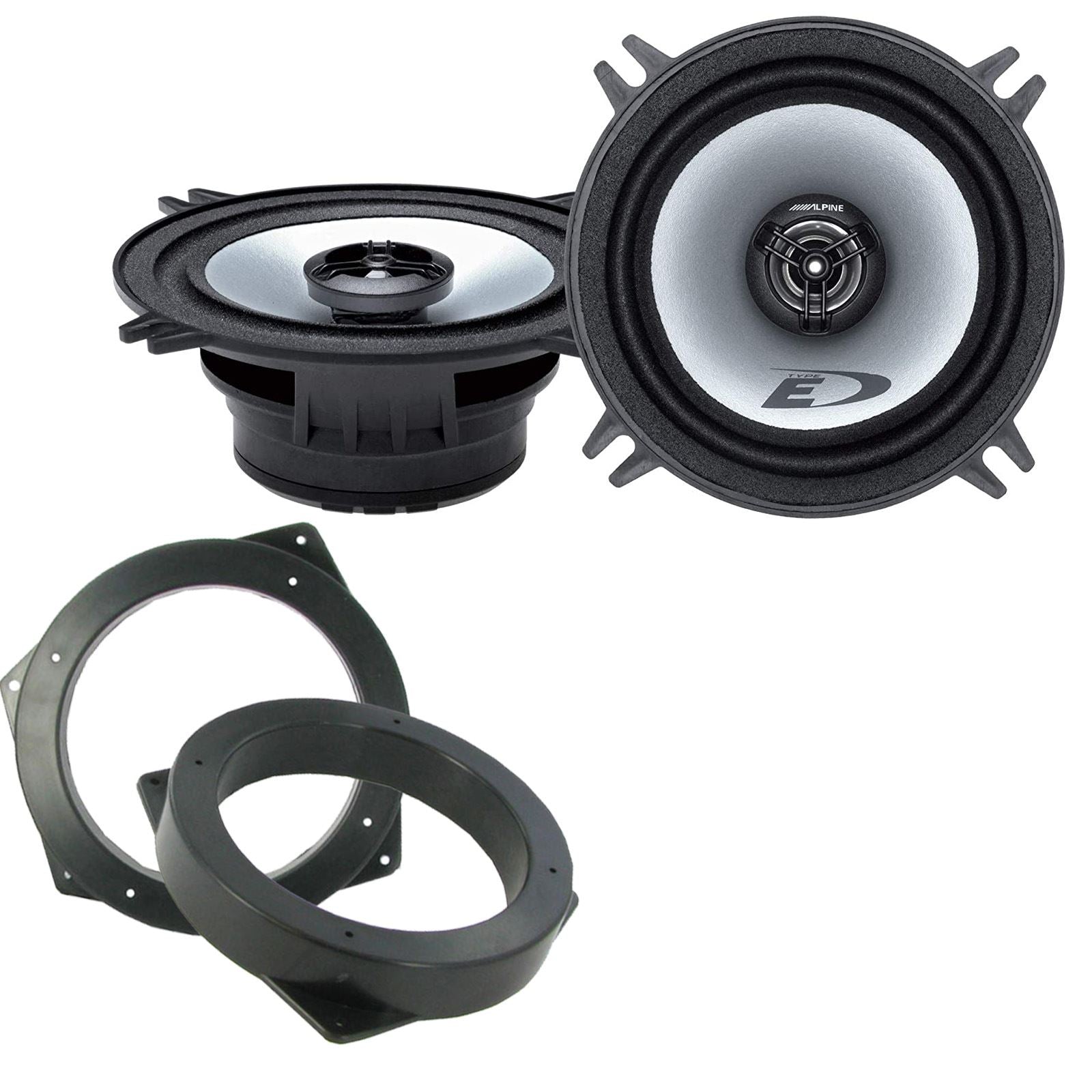 Alpine SXE-1325S 2-Way 130mm/13cm/5.25" Coaxial Speakers (Per Pair 400 Watts) Fits BMW Mini 2001-06 | 3-Series 01-04
