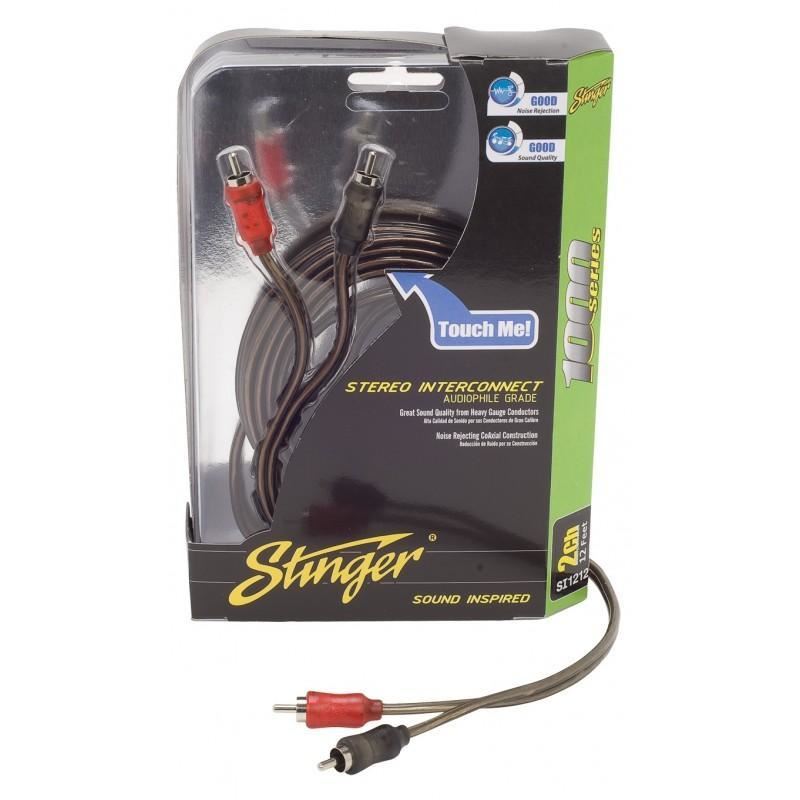 Stinger SI129 1000 Series 2.74 Metre 9Ft 2 Channel Car Stereo Coaxial RCA