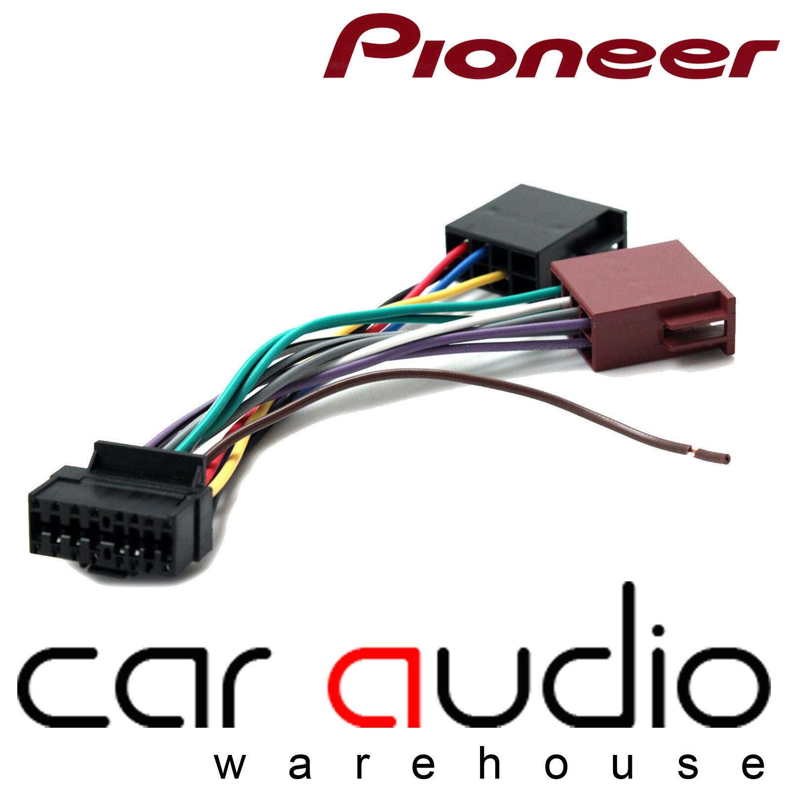 Connects2 CT21PN04 - Pioneer 16 PIN Car Stereo Radio ISO Wiring Harness Lead Cable