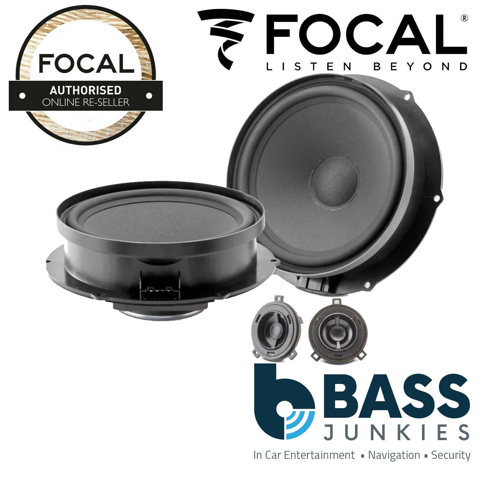 Focal ISVW180 300 Watts Component Kit Upgrade Car Speakers For VW Seat & Skoda
