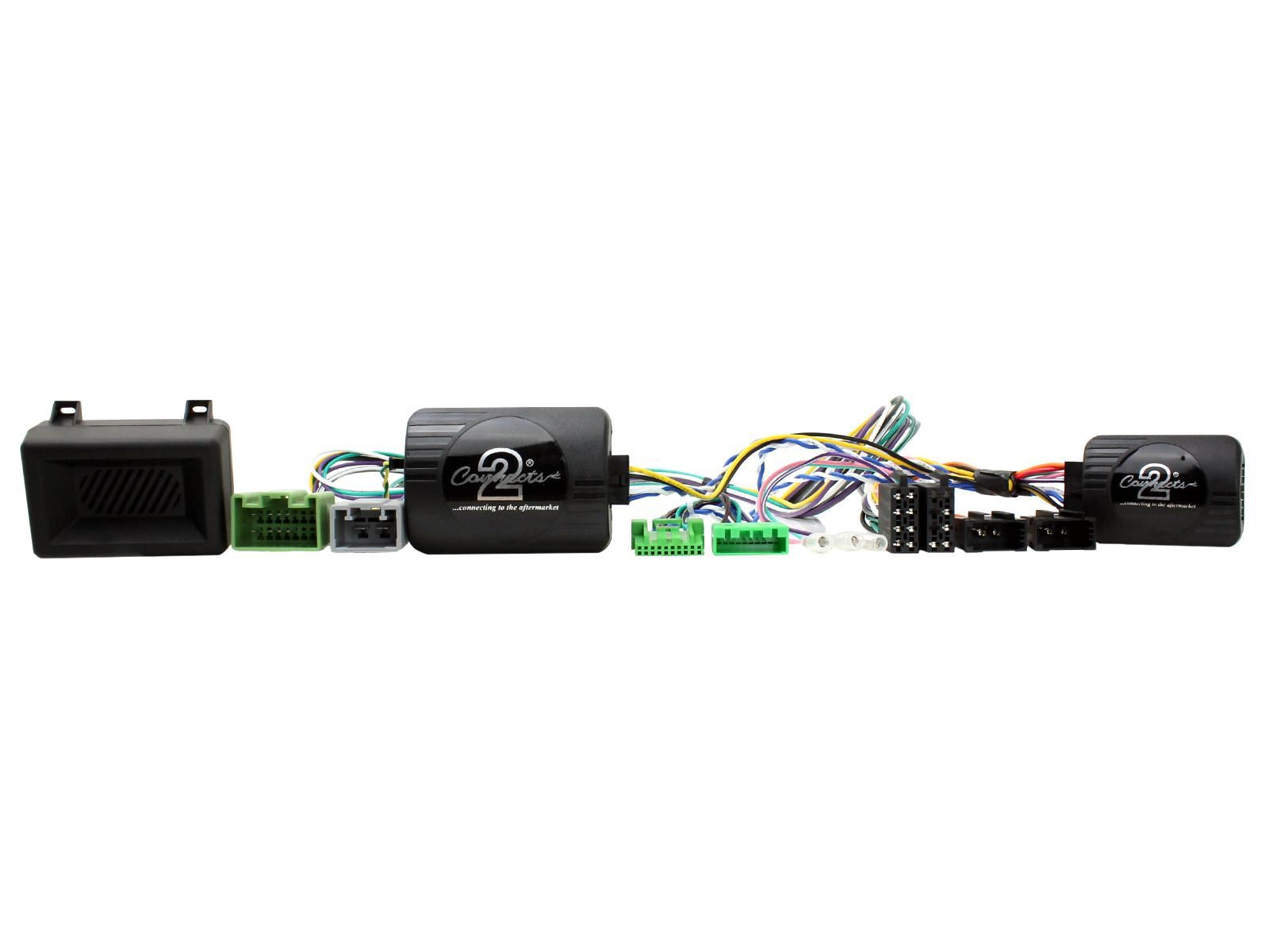 Connects2 CTKVL04 - Volvo XC90 2004 - 2014 ( Reverse Sensors ) Double Din Fascia & Steering Wheel Interface Installation Kit