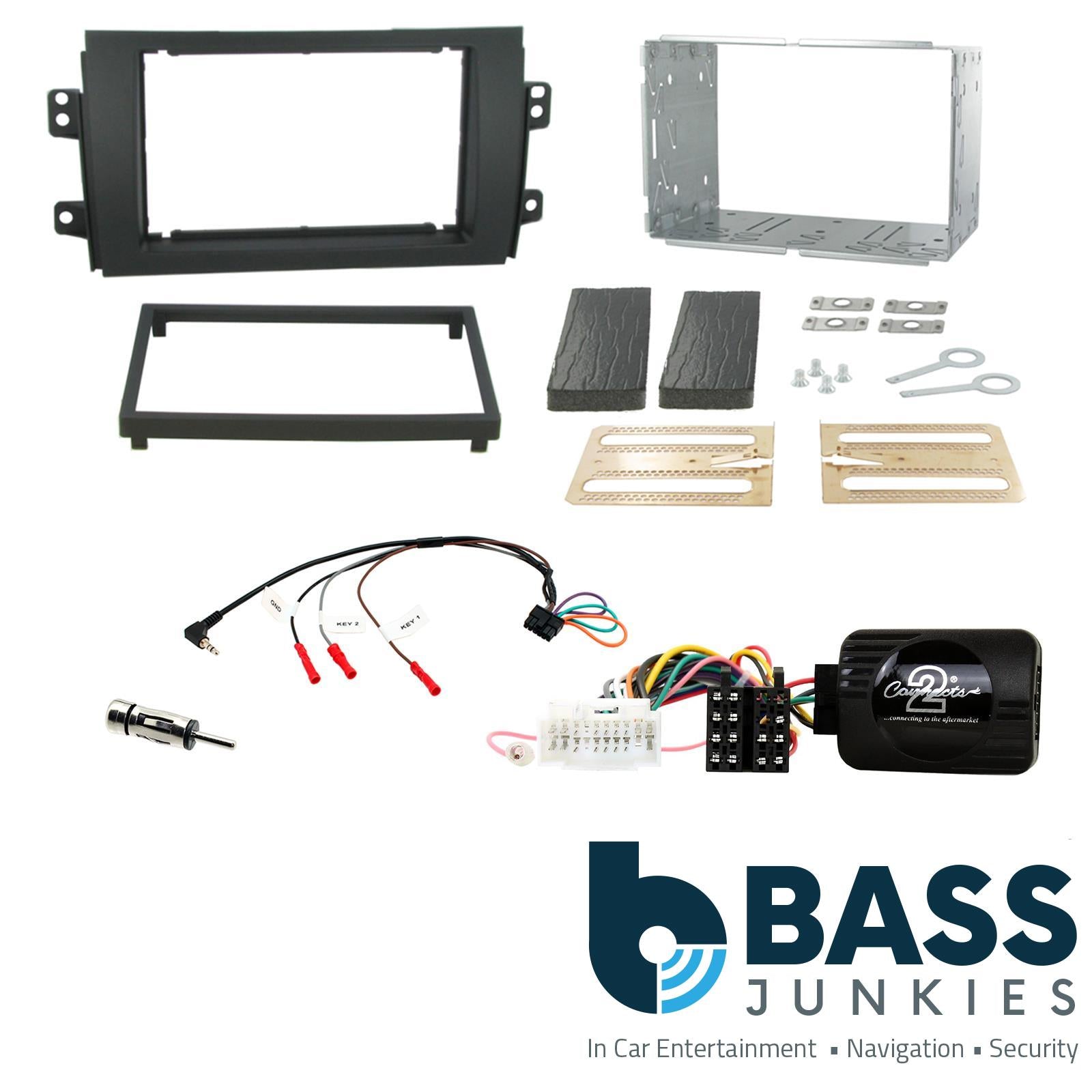 Connects2 CTKSZ05 - Suzuki SX4 2006-2014 Double Din Fascia Installation Kit