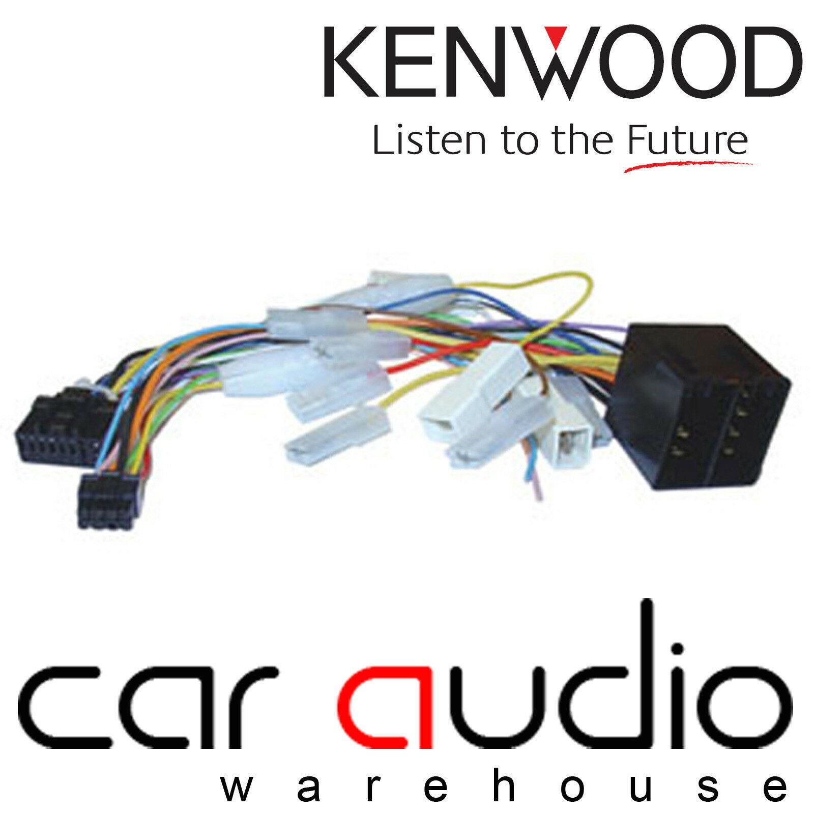 Connects2 CT21KW04 - Kenwood ( 16 + 8 PIN ) Car Stereo Radio ISO Wiring Harness Lead Cable