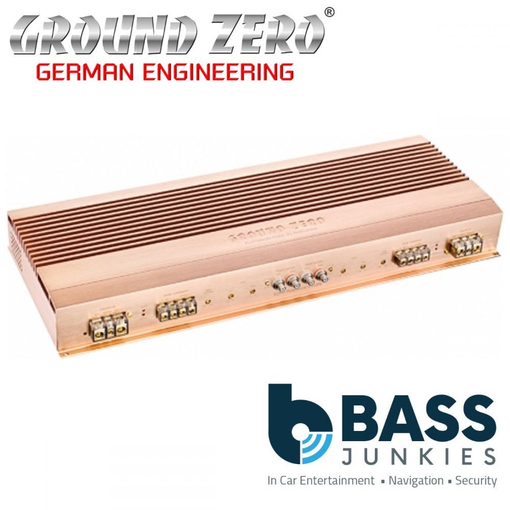 Ground Zero GZPA Reference 4PURE - Class A/B 4-Channel Pure Sound Quality Car Amplifier