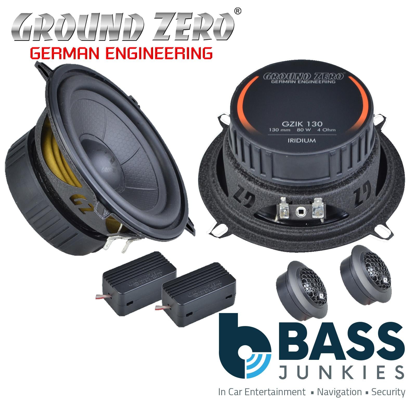 130 mm / 5? 2-way component speaker system - 90w RMS