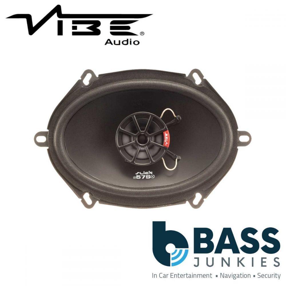 Vibe SLICK57-V7 - 5" x 7" 480 Watts 2 Way Coaxial Car Van Door Speakers