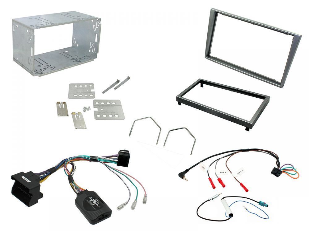Connects2 CTKVX09 - Vauxhall Double Din Fascia & Steering Wheel Interface Installation Kit