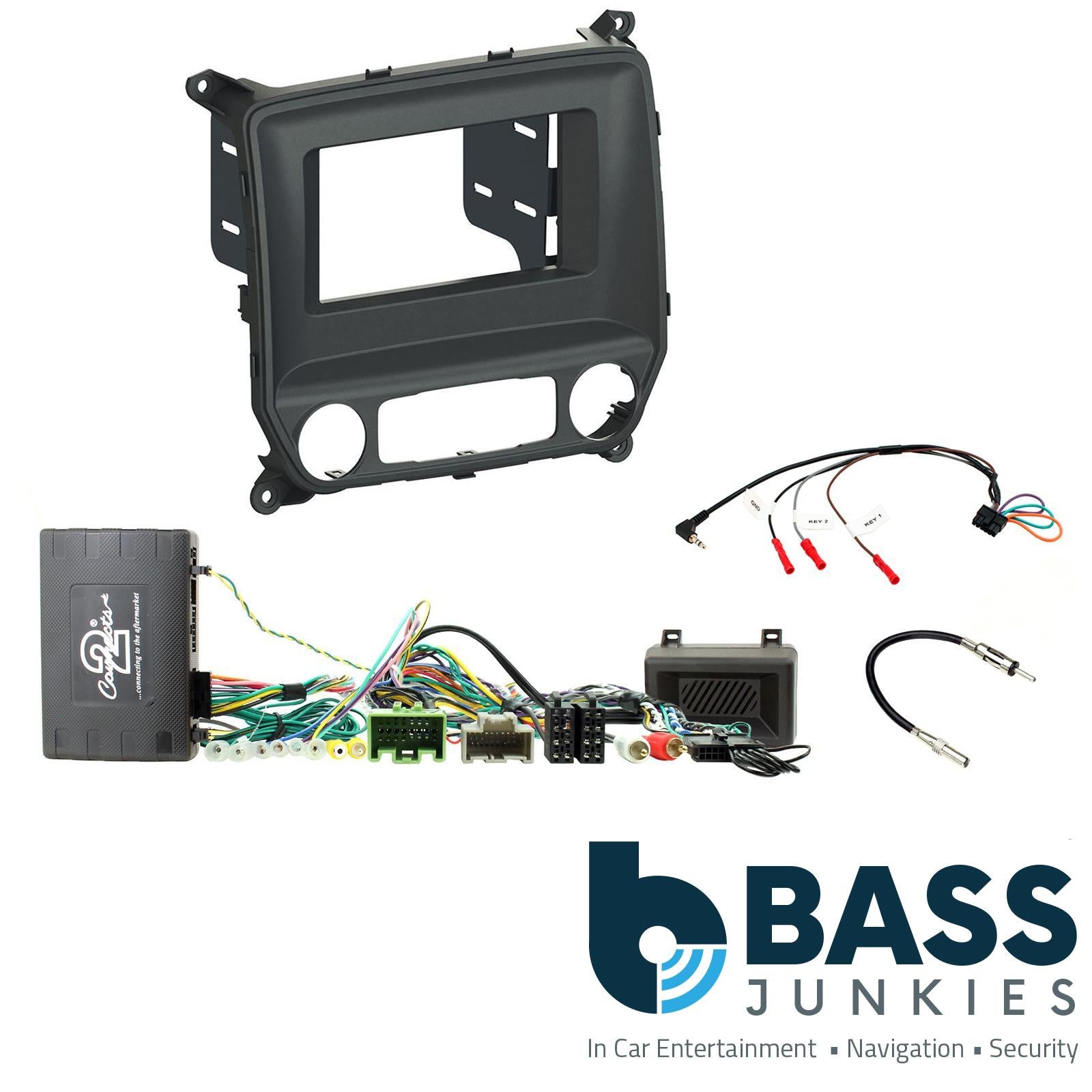 Connects2 CTKCV07 Chevrolet Silverado 2013 On Car Radio Fascia Steering Wheel Stalk Volume