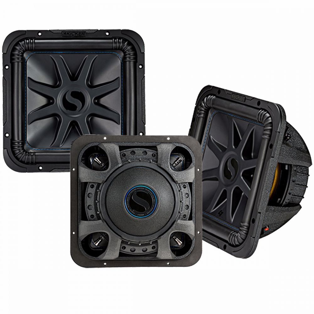 Kicker L7S154 - Solo-Baric L7S 15" 38cm Square 2000 Watts 4 Ohm Dual Voice Coil DVC Car Subwoofer