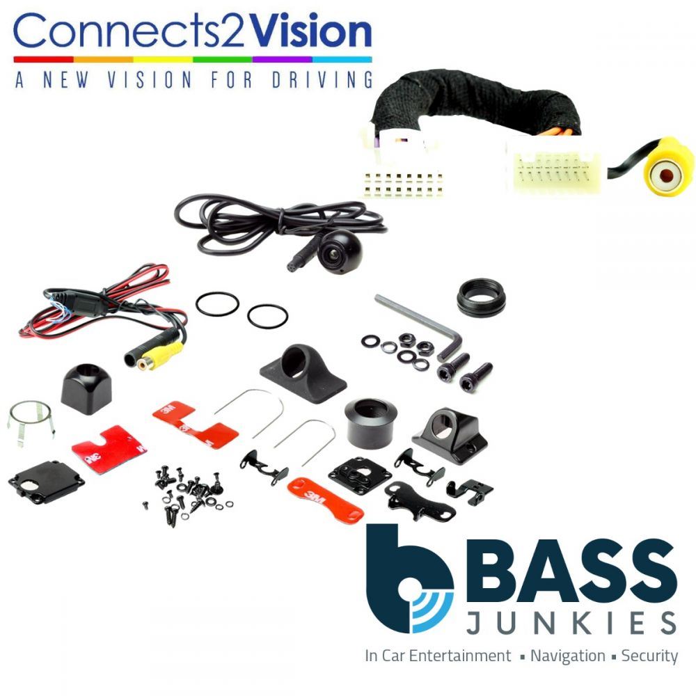 Toyota Camry, Corolla, Highlander, Hilux, Yaris Rear Reversing Camera & Add On Interface Kit For Vehicles with Toyota Touch And Touch 2 Head units