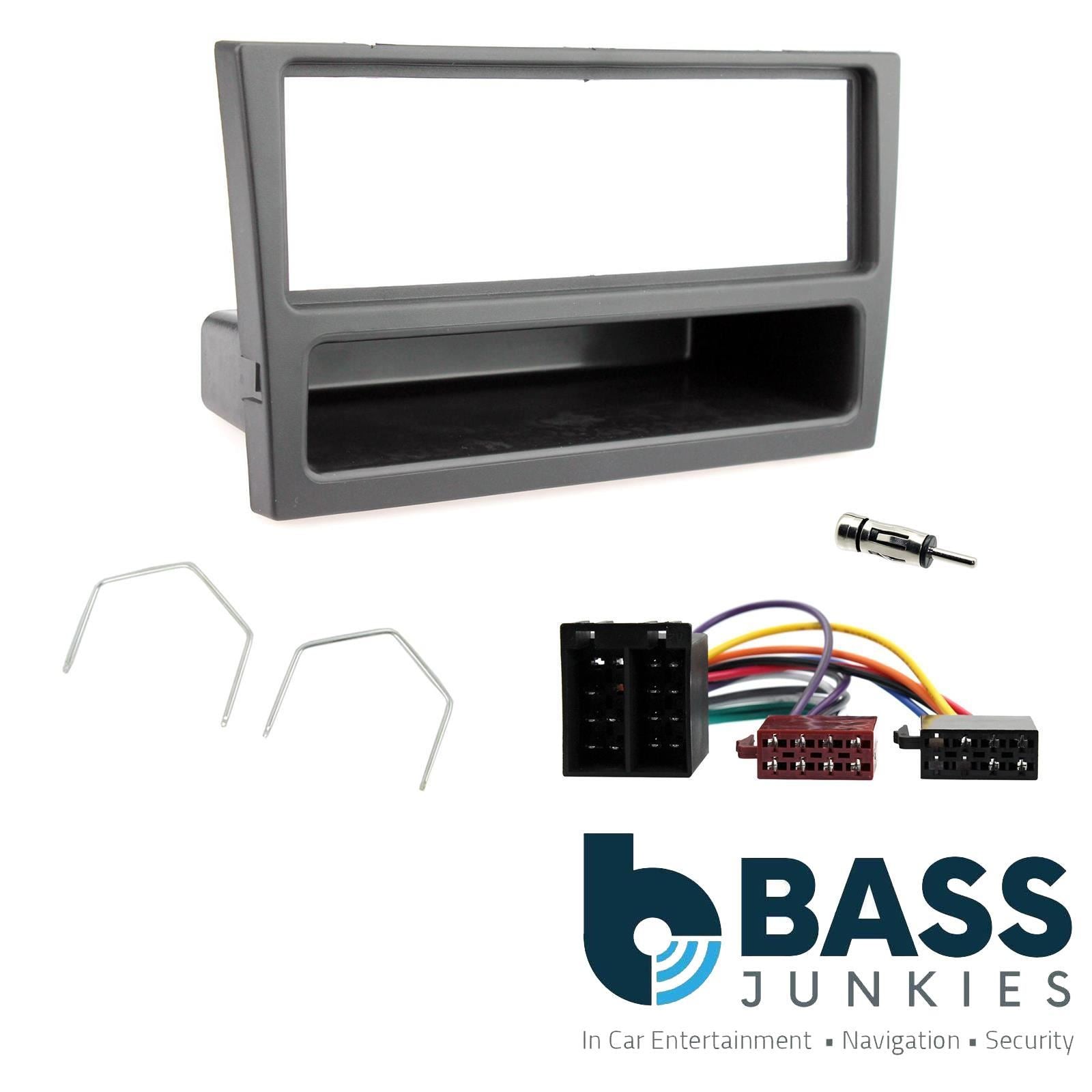 Single Din Stereo Fitting Kit + Steering Wheel Stalk Controls to fit Vauxhall Agila 2000-07 | Vauxhall Corsa 2000-06 | Vauxhall Meriva 2003-10