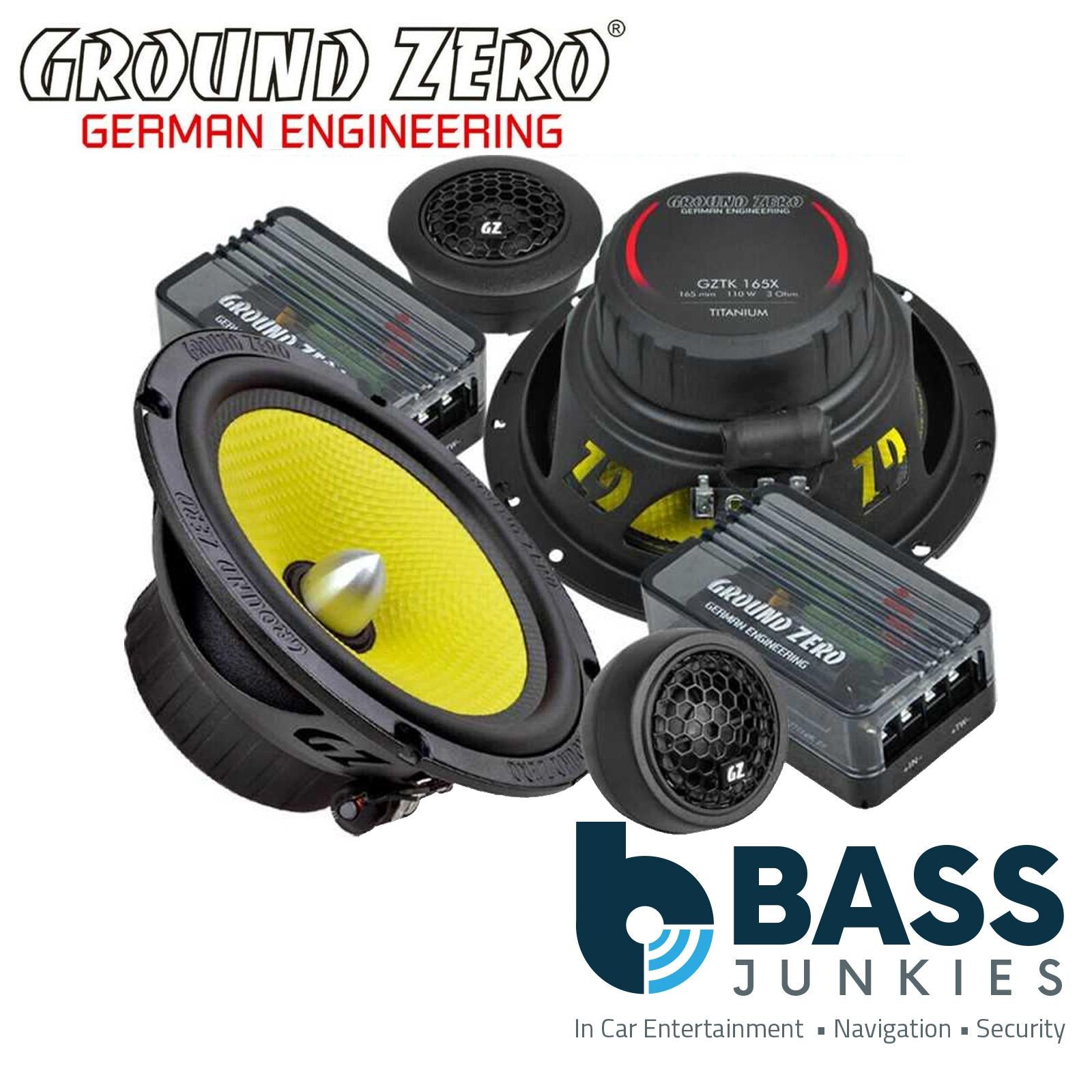 Ground Zero GZTC 165.2X 165 mm / 6.5″ 2-way Car component speaker system 150 Watts