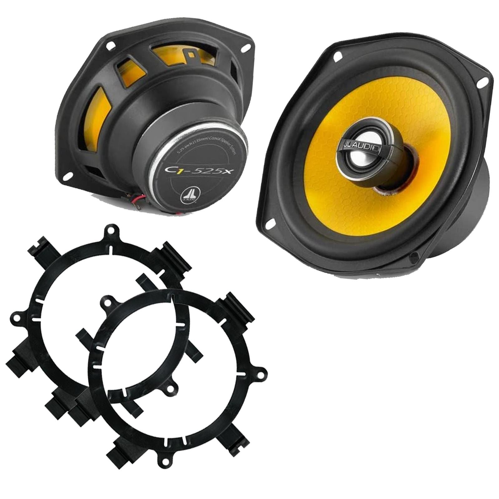 JL Audio C1-525X 2-Way 130mm/13cm/5.25" Coaxial Speakers (Per Pair 450 Watts) Fits Chevrolet SUV 1995-21