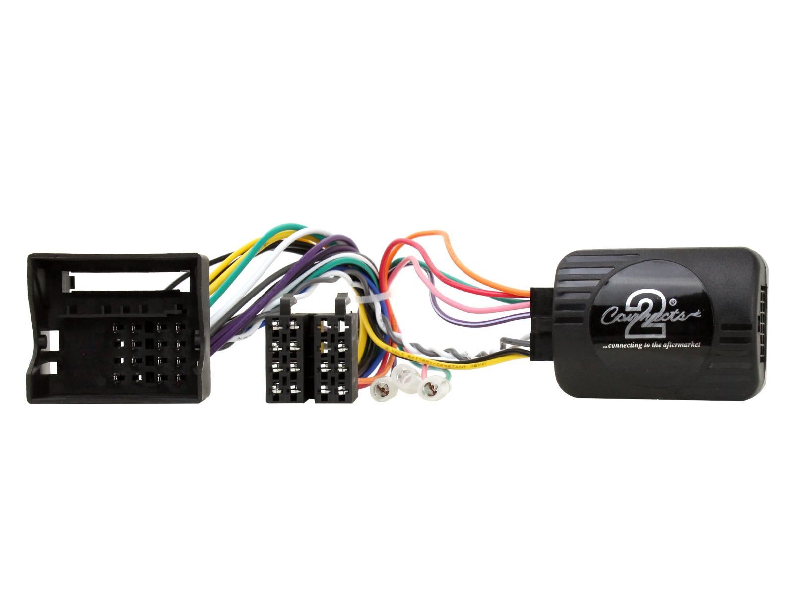 Connects2 CTKPE03 - Peugeot 207 2006 - 2012 Onwards Double Din Fascia & Steering Wheel Interface Installation Kit
