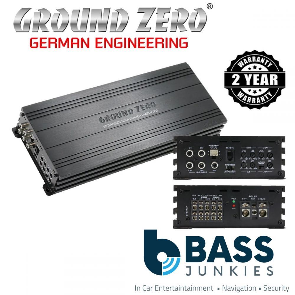 Ground Zero GZHA MINI FIVE - Class D Mini 5-Channel 1200 Watts Max Car Amplifier