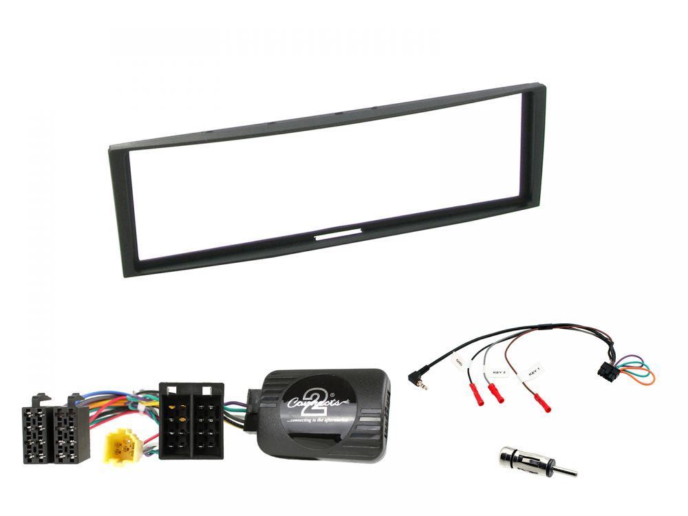 Connects2 CTKRT04 - Renault Clio 2005 - 2009 Single Din Fascia & Steering Wheel Interface Installation Kit
