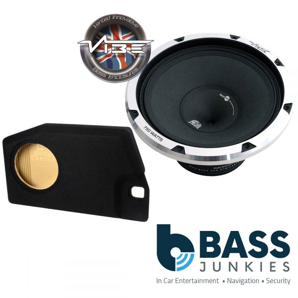 Opel Insignia 2008 Onwards Vibe BLACKDEATH Pro 10" 500 Watts Car Subwoofer Custom Bass Box Kit