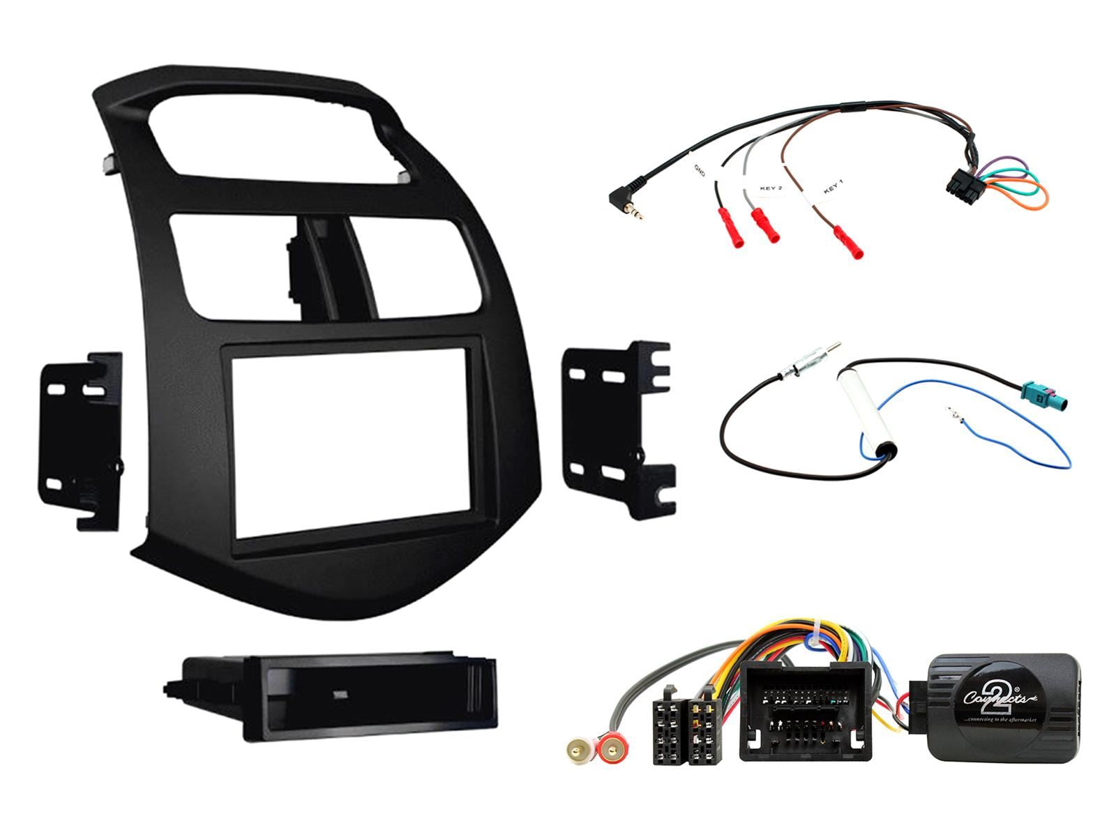Connects2 CTKCV05 Chevrolet Spark 2013 On Car Radio Fascia Steering Wheel Stalk Volume Kit