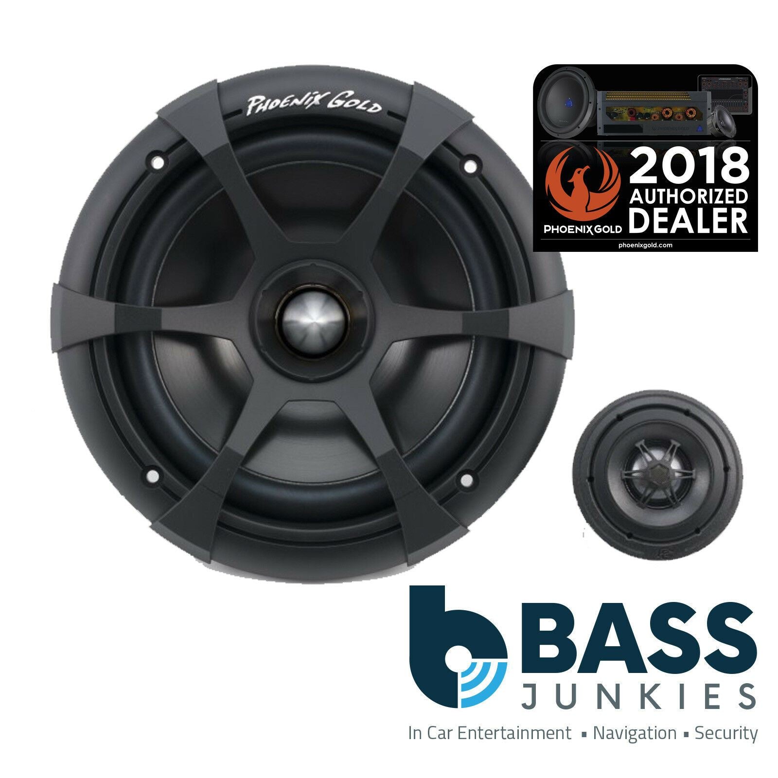 Phoenix Gold SX6CS - SX Series 6" Inch 165mm 250 Watts Car Component Speakers